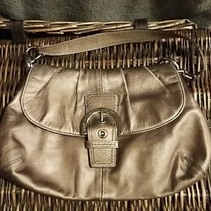Final price Coach bronze handbag